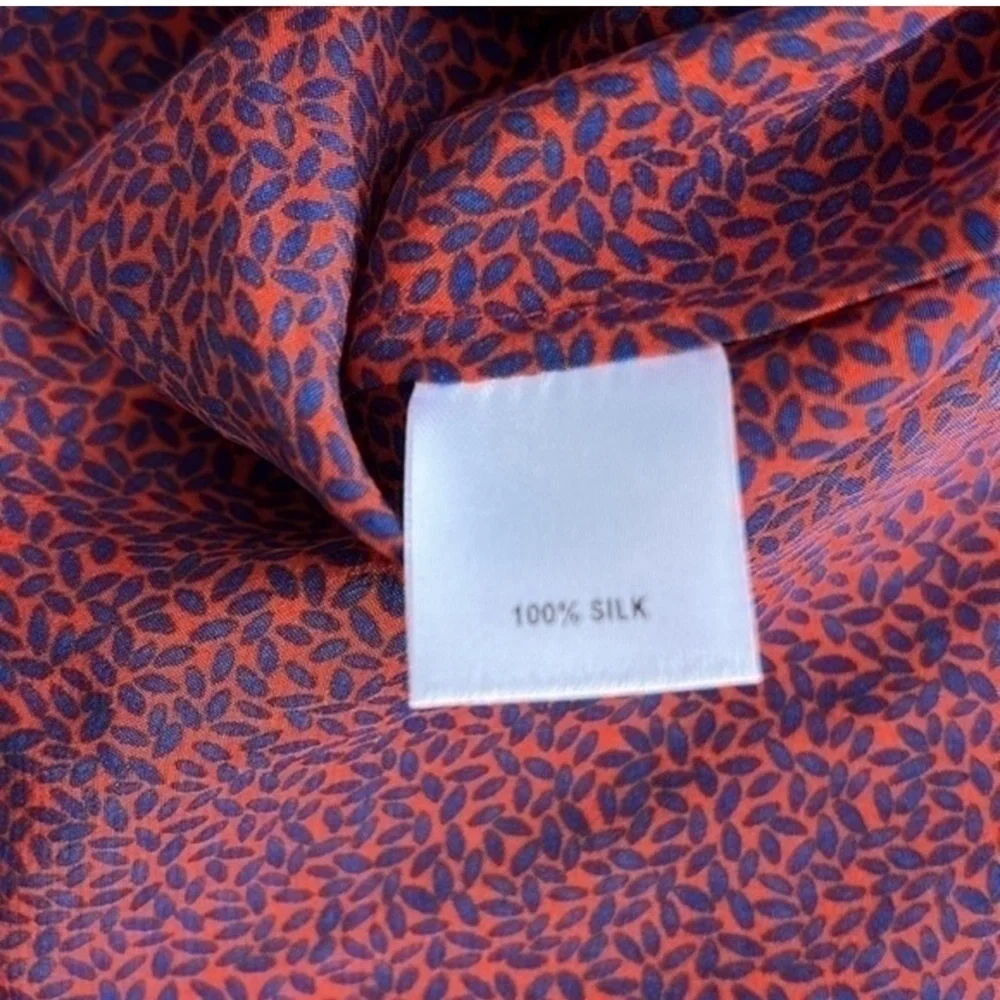 NWOT Tucker The Abigail Party Dress Cobalt Seeds 16mm Silk Crepe Sz S
